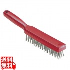 脱毛防止 ステンレスワイヤーブラシ 1411303 レッド