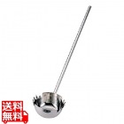 MT18-8パイプ柄麺杓子18cm 1m柄
