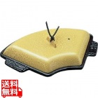 アルミ扇陶板鍋 金吹