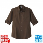 男女兼用ショップコートET-5733SS (ショコラ)