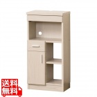 ルーター 収納 ラック 幅40cm 白木目 | ルーター 収納 棚  木目 木製 配線隠し フリーボックス ケーブルコード収納 電話台 FAX台 巾木よけ ルーター収納 収納棚