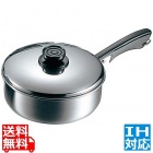 マルタマ ( MARUTAMA ) MA 18-0 浅型 ソースパン 片手 16cm ※ IH対応 IH (100V専用)