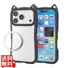 ハイブリッドケース フレームカラー Cat メタルステッカー付