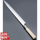 SA佐文 本焼鏡面仕上 ふぐ引 木製サヤ 30cm