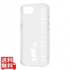 iPhone 16e/耐衝撃ケース/ミッキーシルエットW