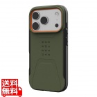 プリンストン UAG iPhone 17 Pro用 MagSafe対応ケース CIVILIAN オリーブ/オレンジ UAG-IPH25MA-CMS-O/O【日本正規代理店品】