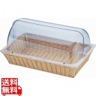 PPベーカリーバスケット 長角1/1 カバー付 BB-409-IV 業務用