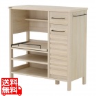 LAFIKA(ラフィカ)レンジボード(ロータイプ・85.4cm幅) オークナチュラル