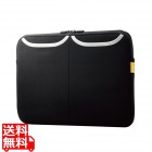PCケース 15.6インチ ノートPC・マウス・ACアダプター等収納 【 MacBook Air / Pro ?16インチ Surface Pro / Laptop ?15インチ その他各種対応 】 ブラック