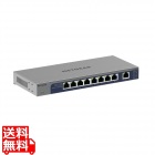 GS108MX ギガ8ポート 10G/マルチギガアップリンク アンマネージスイッチ