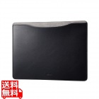 MacBook Pro 14インチ ( M1 2021 ) 用 パソコン ケース カバー スリーブタイプ ソフトレザー 内側起毛素材 スリム PCケース ブラック