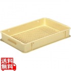 サンコー 大型 番重(底面メッシュ)B-3 クリーム PP