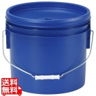 トスロン 丸型 密閉容器 12L ブルー