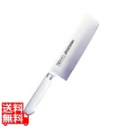 抗菌カラー庖丁 菜切 18cm MNK-180 ホワイト