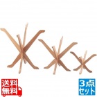 テーブルクラフト 折りたたみ式ライザー 3点セットRFTT3BAM