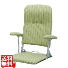 ミヤタケ 折りたたみ座椅子 YS-1046 グリーン 101046002