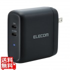 USB Type-C 充電器 PD対応 合計出力68W タイプC ×2 Type C USB-C ACアダプター コンセント ブラック