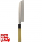 SA佐文 銀三鏡面仕上 鎌型薄刃 18cm