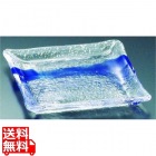 硝子和食器 一筆10 正角中皿
