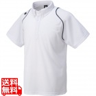ボタンダウンポロシャツ DTM4600B WHT ホワイト L