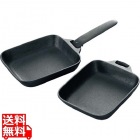 及源鋳造 ちょこっと鍋 2個セット 脱着式専用ハンドル付 | キッチン用品 調理器具 鍋 ハンドル付き 着脱式