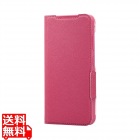 Galaxy S24 ソフトレザーケース 薄型 磁石付 フラワーズ