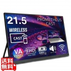 21.5型ワイド液晶ディスプレイ/1920×1080/ワイヤレス無線接続、USB Type-C、HDMI/ブラック/スピーカー/VAパネル/ノングレア/Direct-WiFi接続
