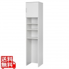 ゴミ箱上ラック 食器棚 幅38cm 高さ181cm ホワイト 白単色 キッチン 収納 シンプル キッチン収納 ベアルモ