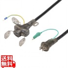 防雨型電源延長コード3個口