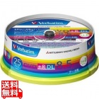DVD+R DL 8.5GB 25枚スピンドル・IJP白ワイド DTR85HP25V1