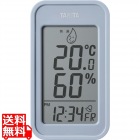 タニタ デジタル温湿度計 TT-589BL ブルーグレー
