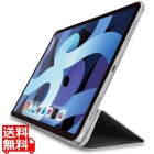 iPad Air 第5/4世代 (2022/2020年) ケース カバー 手帳型 フラップ ソフトレザー スリープ対応 ブラック