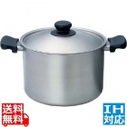 IH両手鍋 深型(つや消し) 22cm 31304 ※ IH対応 IH (100V/200V)とガス火対応 | 正規品 ステンレス つや消し IH対応