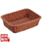 抗菌樹脂 角型バスケット(ブラウン) 30型