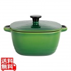 メラミン パールリバーポット 24cm グリーン