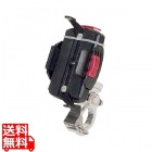 ワンタッチクランプタイプ スマートフォンホルダー ブラック/レッド(S) ( iH-220-S )