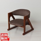 らくらく立ち上がり低座椅子(ブラウン)