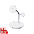 Qi2 3in1ワイヤレス充電スタンド(15W+5W+Apple Watch)