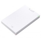 ミニステーション USB3.1(Gen.1)対応 ポータブルHDD スタンダードモデル ホワイト 1TB