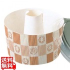 シフォンカップ(25枚入)白 エンブレム格子柄 SC841