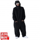 フトンライダー ゲレンデ 車中泊 スノボウェア スキーウェア ウィンタースポーツ 冬服 フェス 人型寝袋 Lサイズ DSN-HS01L-BK