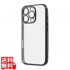 iPhone 16 Pro LS 精密 カメラ保護 衝撃 BP メタ TPUソフトケース/BK