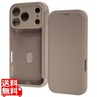 iPhone 18 Pro / 17 Pro / CLフリップケース マグネット / ベージュ