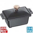 ハーフテリーヌ 40509-571 黒 ※ IH対応 IH (100V/200V)とガス火対応