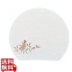 遠赤抗菌和紙 尺3半月まっと(100枚) 南天 WH-4