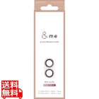 iPhone 16/iPhone 16 Plus &me カメラ レンズカバー ガラス グリッター