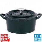 ボン・ボネール ココット18cm マジョリカグリーン ※ IH対応 IH (100V/200V)とガス火対応
