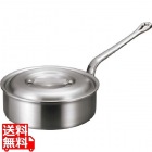 アルミ バリックス 浅型 片手鍋(磨き仕上げ)18cm