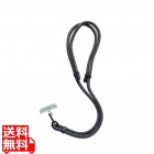 ネックストラップ Crossbody Lanyard Civilian-THICK 太さ10mm 斜め掛け 最長160cm 回転式カラビナ グラファイト/ブラック 【日本正規代理店品】