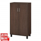 下駄箱 シューズボックス 白井産業 幅63cm 高さ114cm ダークブラウン 扉 約21足収納 靴箱 玄関収納 シューズラック フルニコ